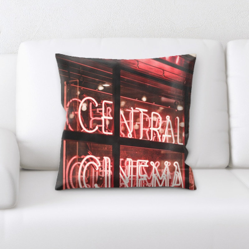 Microsuede Reversible Throw Pillow