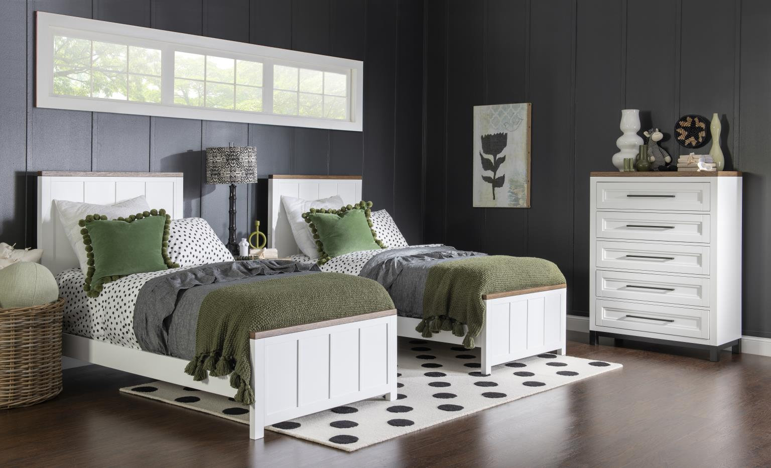 Complete Panel Bed, Twin