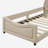 Olear Kids Upholstered Daybed with Rabbit Ear Shaped Headboard,-1525682579
