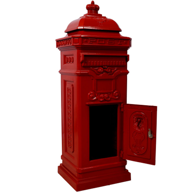 Boîte aux lettres de grande capacité, Rouge