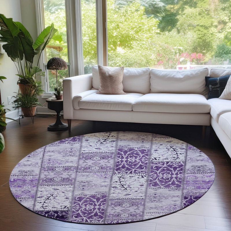Tapis intérieur / extérieur Penelope, Rond 8 pi