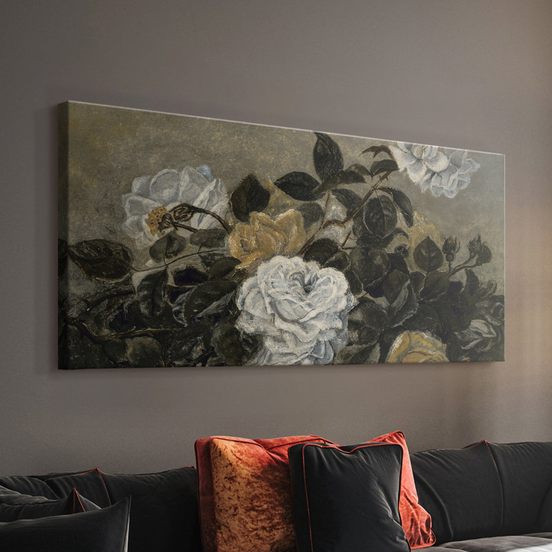 Botanical Series-CDIX- Toile tendue avec châssis - Prêt à accrocher, H 20 po x l 40 po