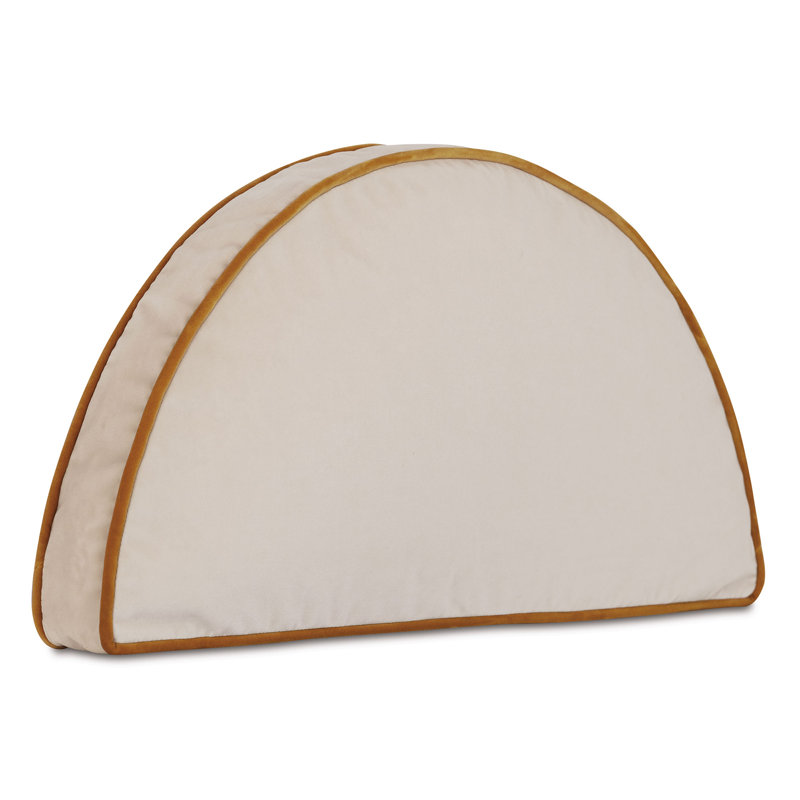 Uma Velvet Pillow Cover & Insert, Ivory