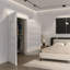 Panelled Solid Manufactured Wood Louvre Standard Door-93831321-93831315
