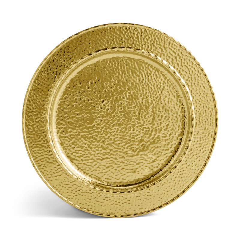Hammertone Charger, Gold