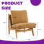 Paire de chaises d'appoint en bois naturel de couleur vive de style moderne Mid-Century avec coussins amovibles de style moderne Mid-Century par Scott Living-1799040314