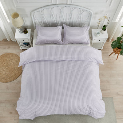 Beford Lane Machine Printed Striped Duvet Cover