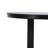 45" Cross Legs Solid Wood Dining Table Round Kitchen Table in Black