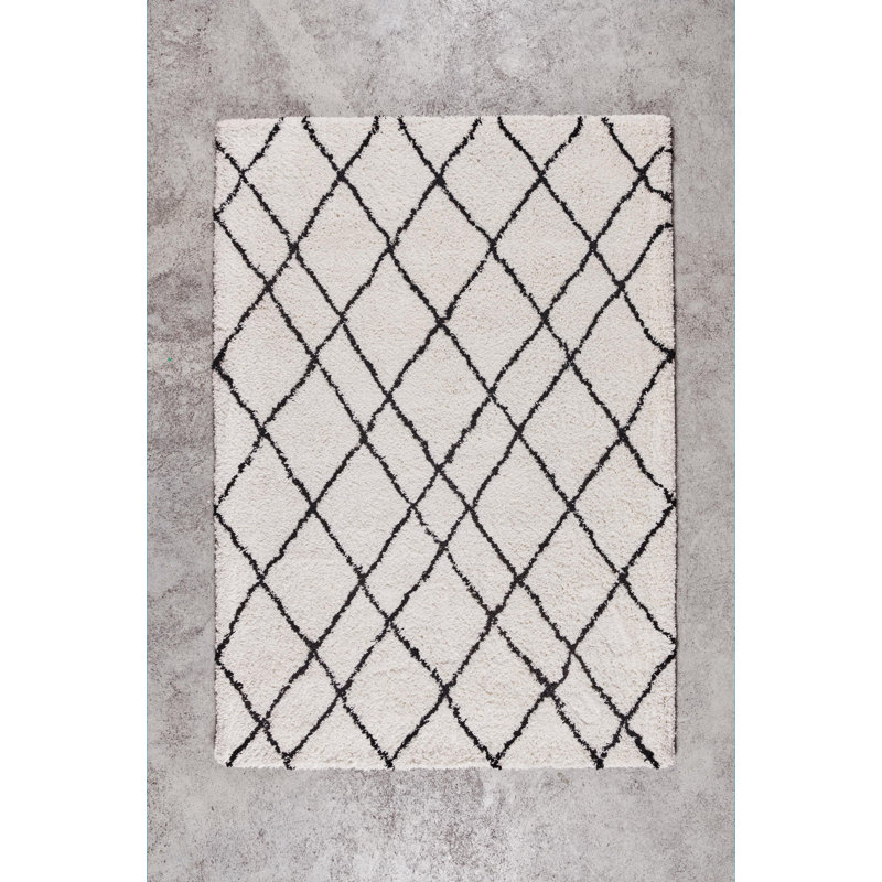 Geometric Hand Woven Area Rug, Rectangle 160 x 230cm
