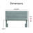 Serta Palisades Modern Tufted Design Upholstered Padded Headboard with Adjustable Height Frame-30956582-30956579