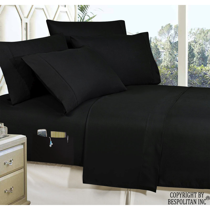 Sheet Set, Black, California King