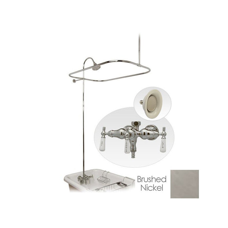 All-In-One Kit with Rough in-Valve, Brushed Nickel