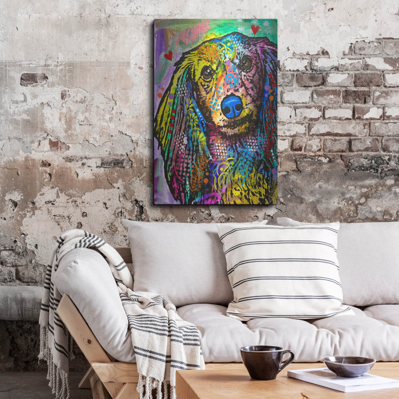 «Smol Fren Big Love» par Dean Russo, H 36 po x l 24 po