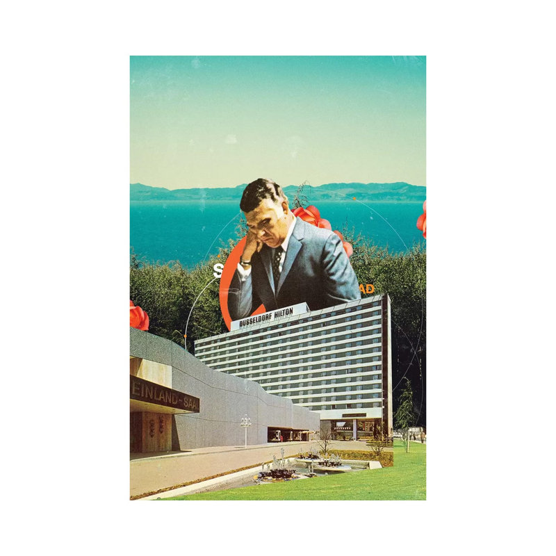 Sad by Frank Moth - Print on Canvas, 30.48cm H x 20.32cm W x 1.91cm D, Wrapped Canvas