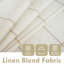 Rideaux en lin naturel occultant 100% Goffredo pour chambre à coucher Double couche Drape Farmhouse-1023578050-1023578102