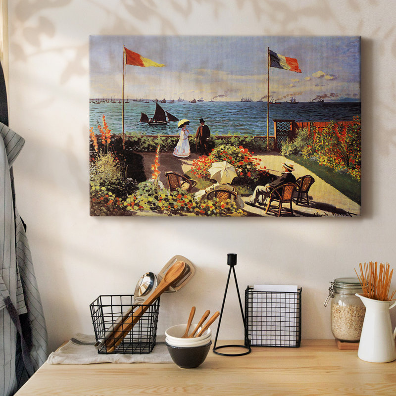 Monet - Toile tendue avec châssis, H 12 po x l 18 po