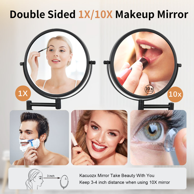 Latitude Run® Magnifying Makeup Shaving Mirror  Reviews Wayfair