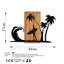 Handmade Wall Decor on Solid Wood