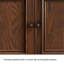 Buffet en bois manufacturé et brun noisette