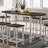 Extendable Oval Solid Wood Base Dining Table