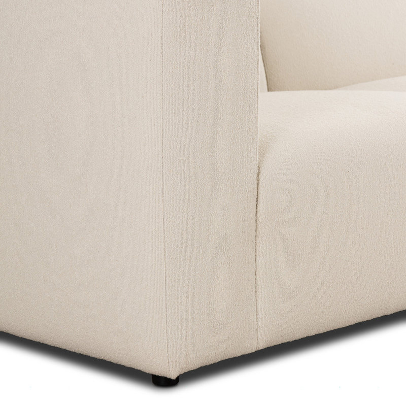 Lawndale Sectional, Fayette Cloud Polyester Blend, Right Hand Facing