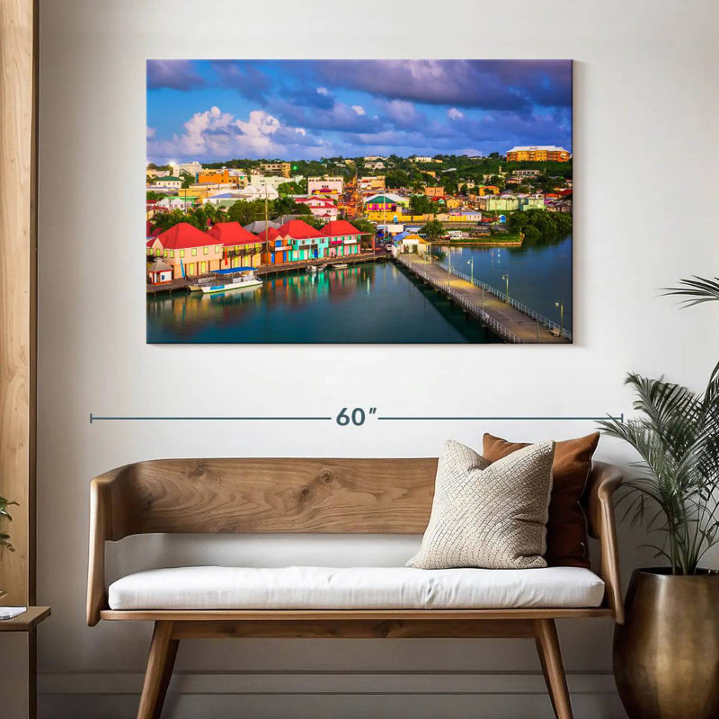 Gillard Bridge To Saint John's, 32" H x 48" W