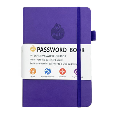Paper notebook Password Book, English Address Book, Telephone Book,-border Dedicated Notebook