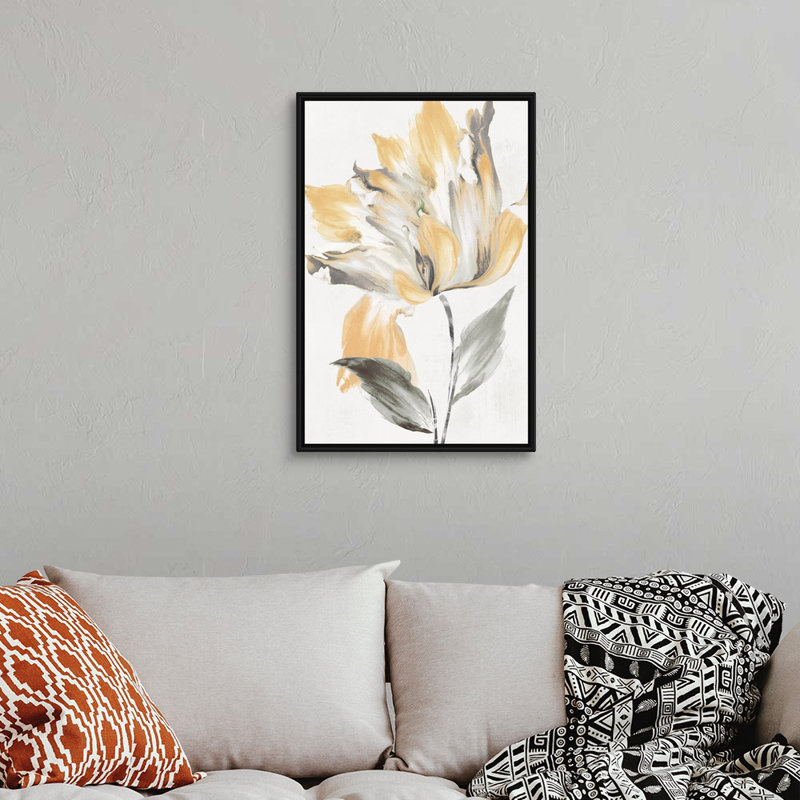 «Igniting Love II» par Eva Watts - reproduction d'art, Toile avec cadre noir, H 32 po x l 22 po x P 1,75 po