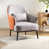 Beige / orange Leathaire