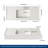 Chloe MEDUNJESS 48'' Wall Mount Bathroom Sink Vessel Bathroom Sink