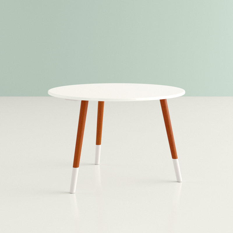 Danka Coffee Table, White/Walnut