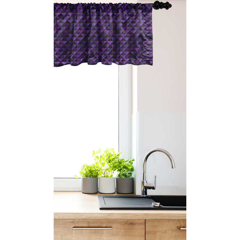 Ensemble de 2 cantonnières et triangles Ambesonne, L 42 po x L 12 po