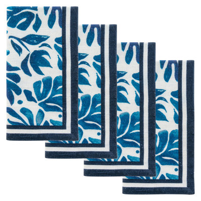 Serviettes de table Coastal Abstract
