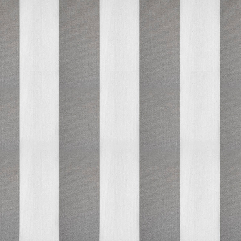 Tissu rayé pour l'extérieur, Gris