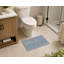 Tapis de toilette rectangulaire antidérapant à chevrons