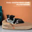 Lit pour chien ovale en mousse à mémoire de forme Tucker Murphy Pet ™, avec doublure imperméable et housse lavable amovible-95781285-95781336