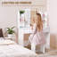 Greyden Vanity Set with LED Mirror & Stool-882555621