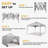 12 Ft X 12 Ft One-Push Set Up Canopy Tents With Sidewalls And Sandbags-121221102