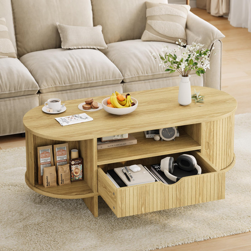 Table basse Mid Mid Century, Natural