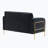 Fabric 49.97'' Reception Loveseat