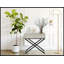 Table de chevet avec plateau en verre Taupe-308497746