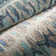 Paint Chip Blue Hand Micro Hooked Wool Rug