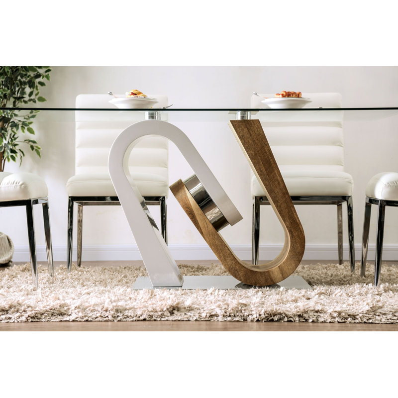 Whelmsley Glass Top Dining Table