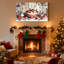 Ensemble de 3 décorations murales sur fond en bois-234074933