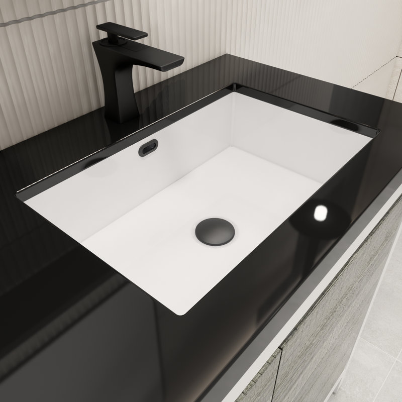 Enderlin 58.82'' Single Bathroom Vanity with Plastic Top, High Gloss Ash Gray