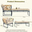 110cm Long Single Chaise