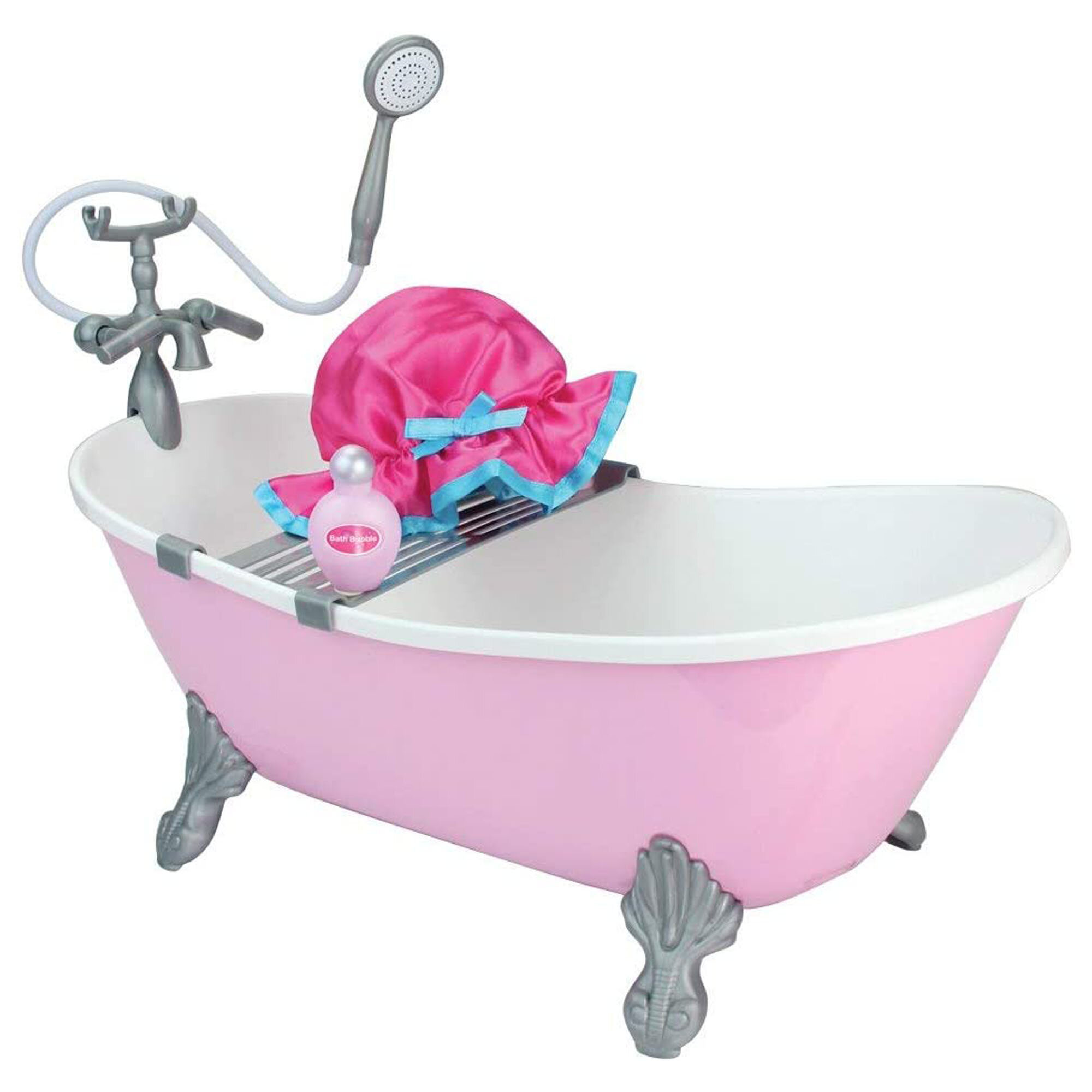 Doll Bath Tub with Lining and Accessories