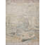 Infinity Power Loomed Wool/Nylon Abstract Area Rug in Ivory/Blue/Terracotta-1659104521
