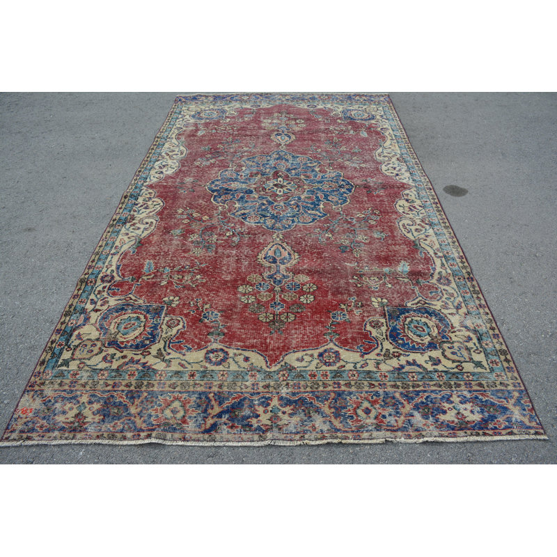 Tapis de salle à manger, tapis géométrique, tapis turc, tapis tissés à la main bleus, tapis de décoration intérieure, tapis rétro