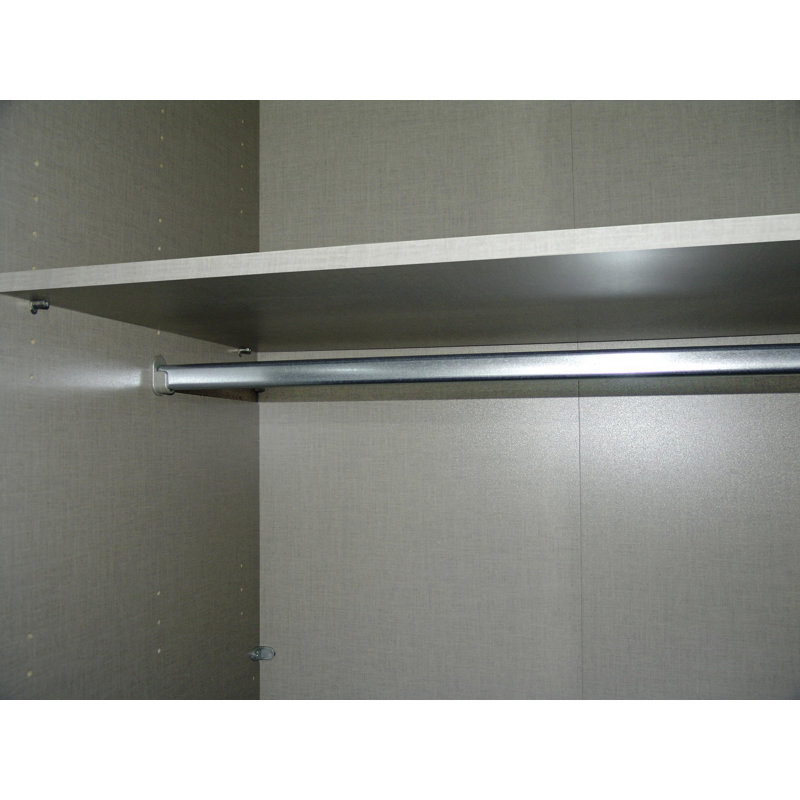Imposa 2 Door Sliding Wardrobe, 3 Shelves, 210cm H x 226cm W x 62cm D